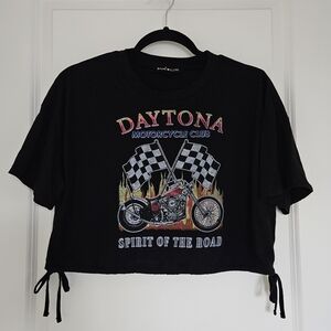Daytona Spirit of the Road Cropped Tee